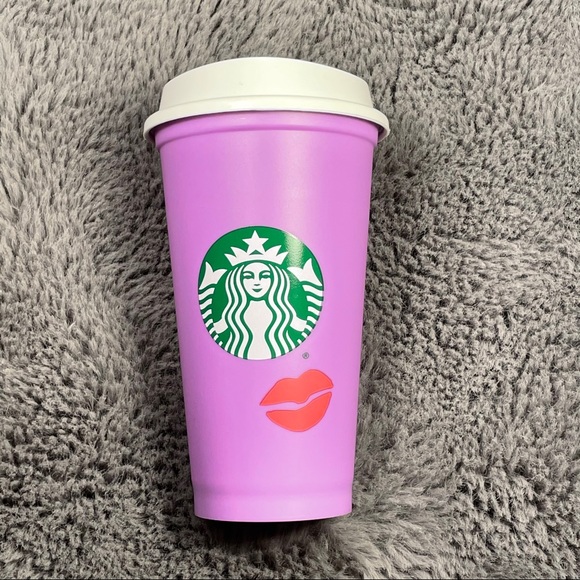 Starbucks Other - Color changing Starbucks Lips Valentine’s Cup
